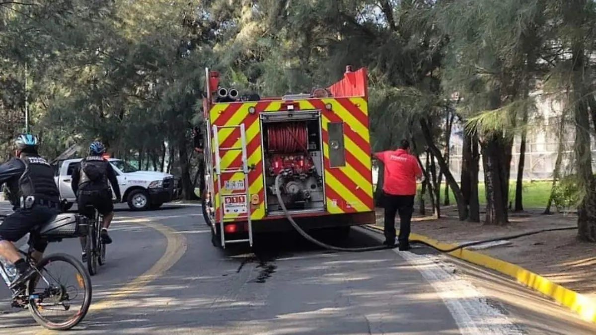 Bomberos cortesía